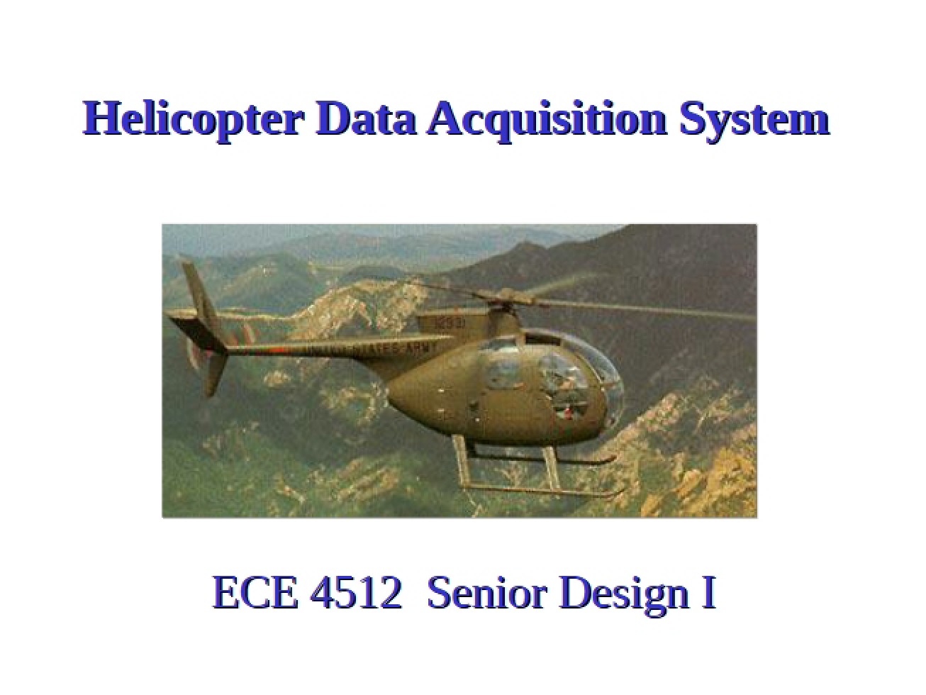 Data Acquisition System for Helicopters