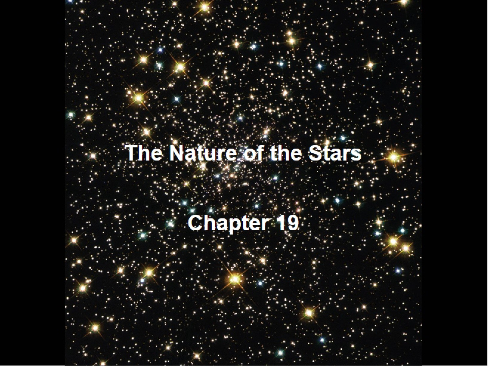 Stellar Nature