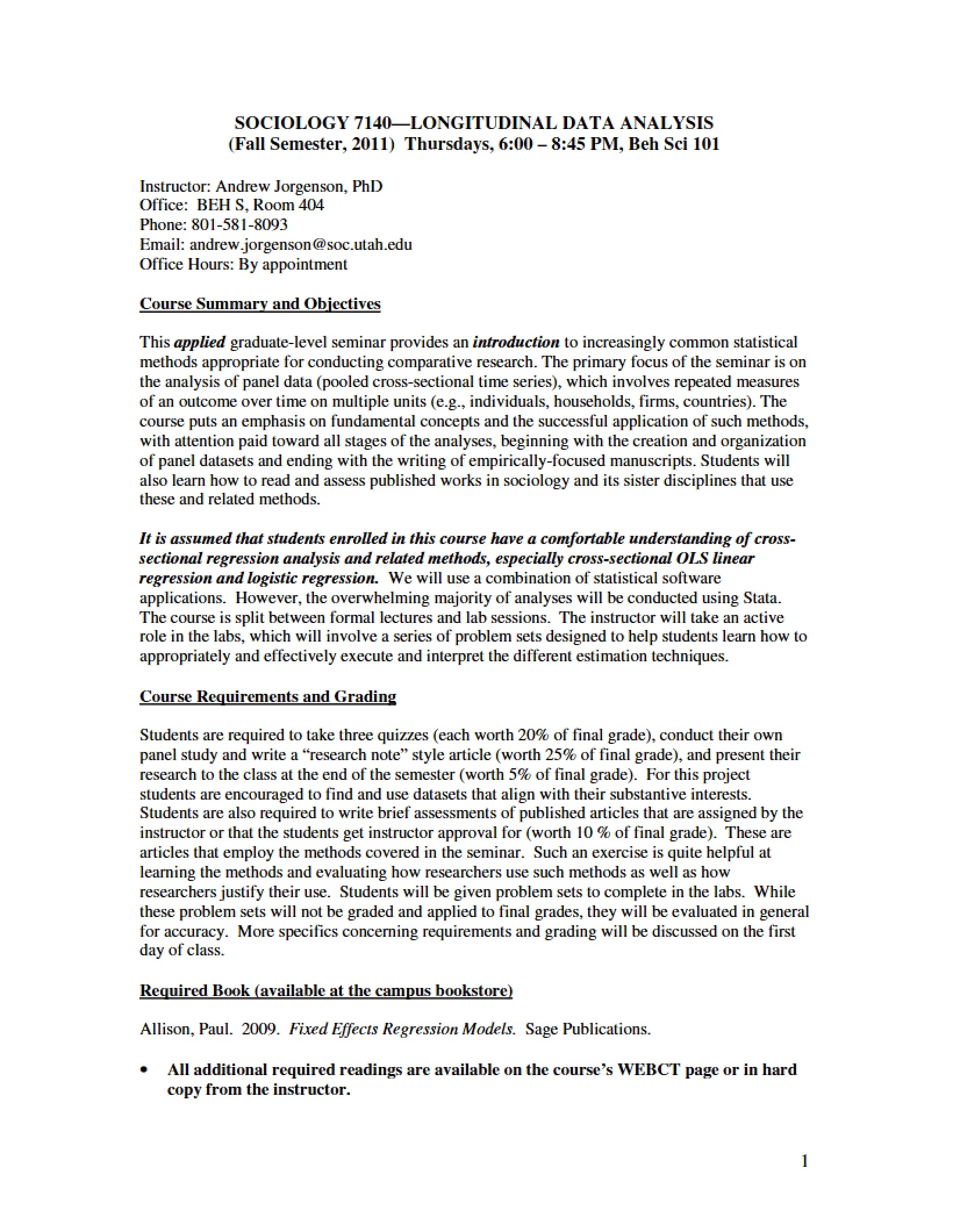 Syllabus for SOC 7140
