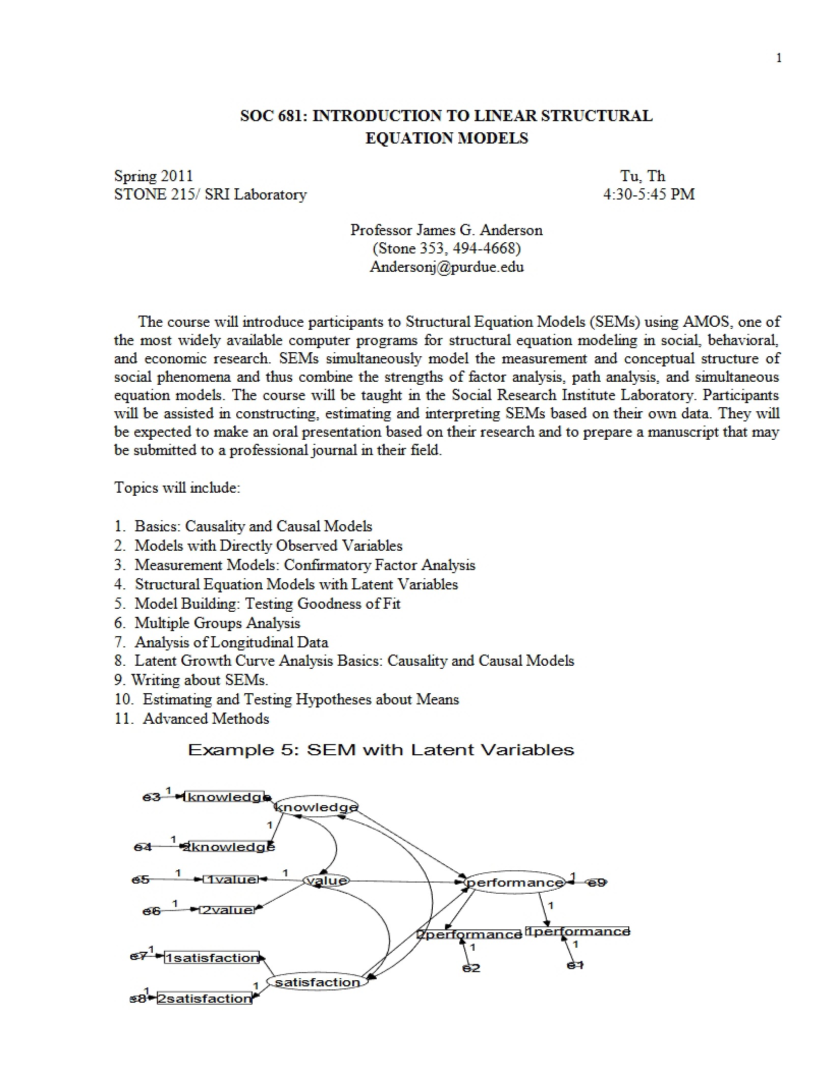 Social Research Syllabus
