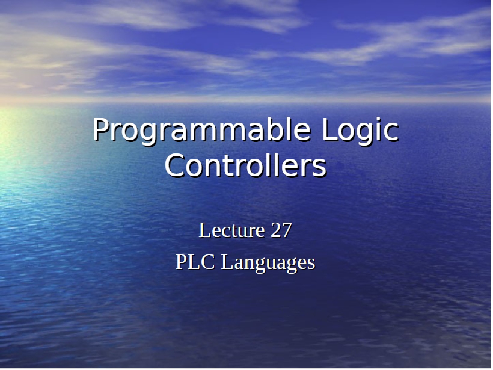 PLC Systems Overview