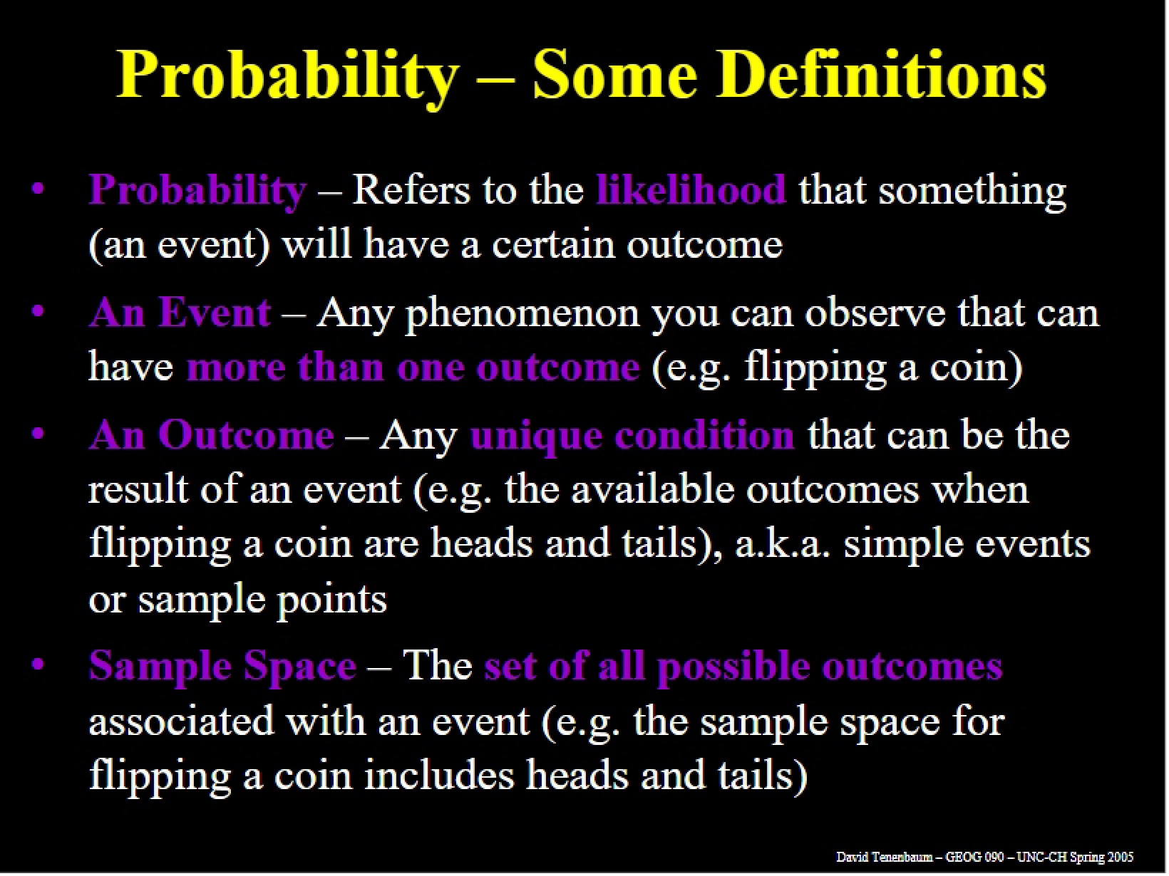 Geog 090 Lecture Material