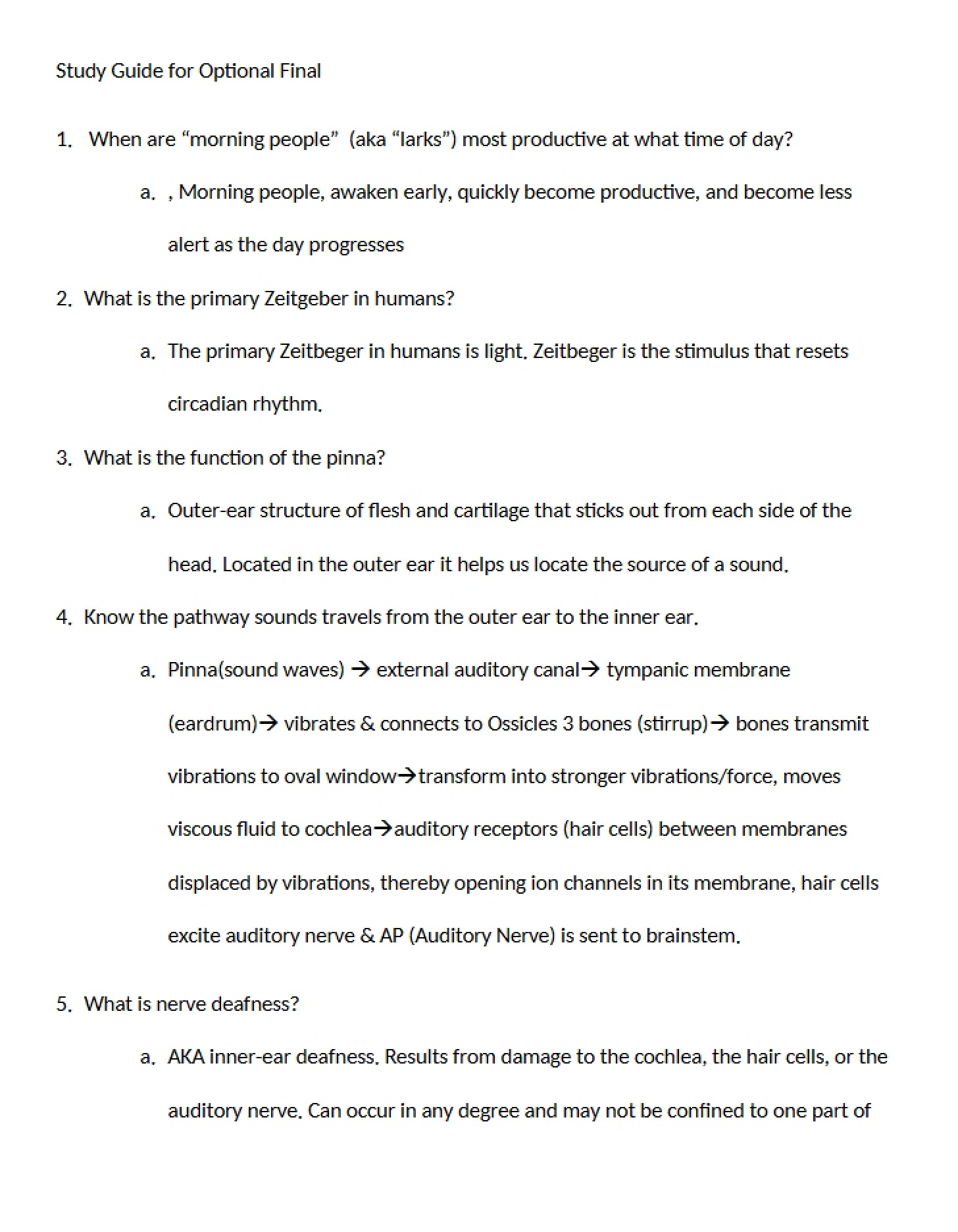 Test Four Guide