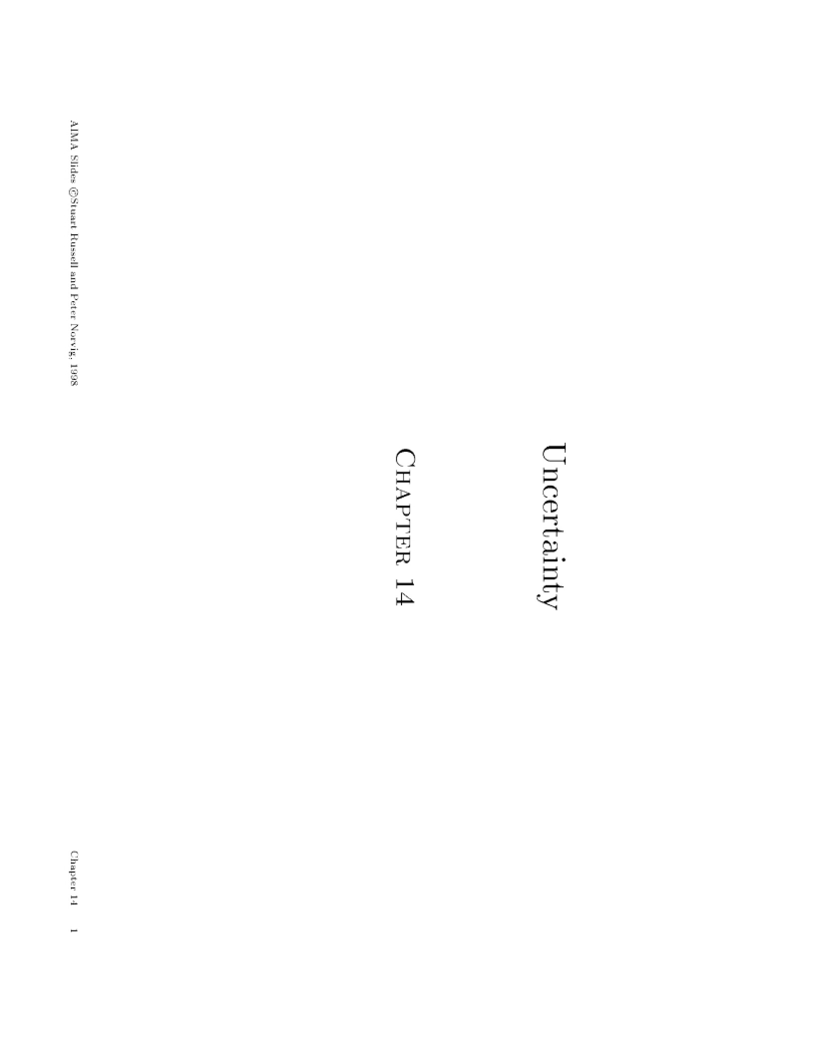 Concept of Uncertainty