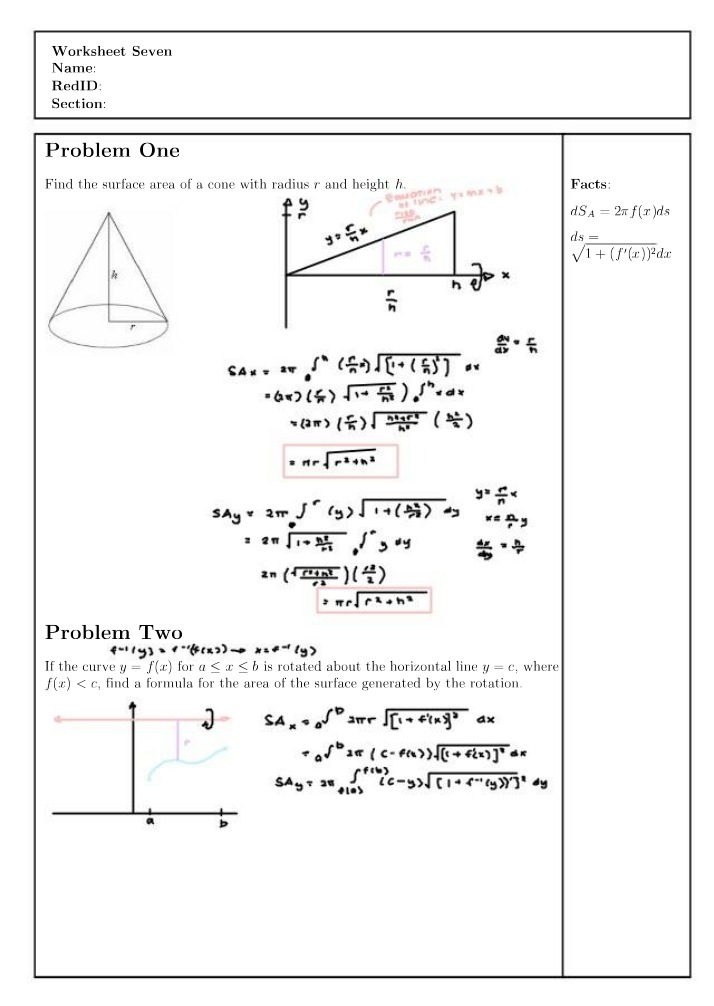 Worksheet 7
