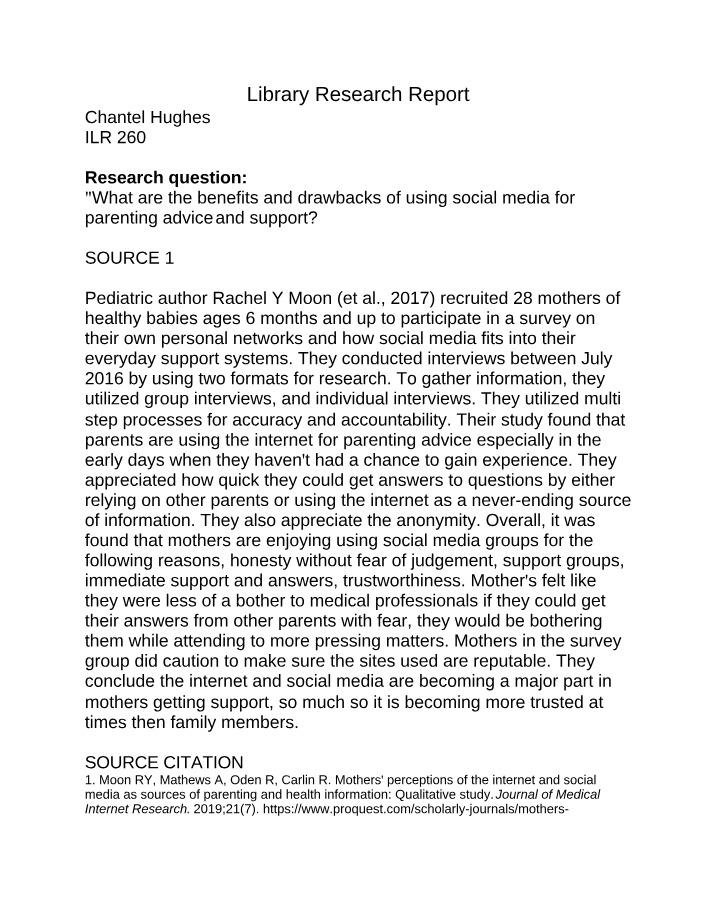 ILR260 - Entry Analysis