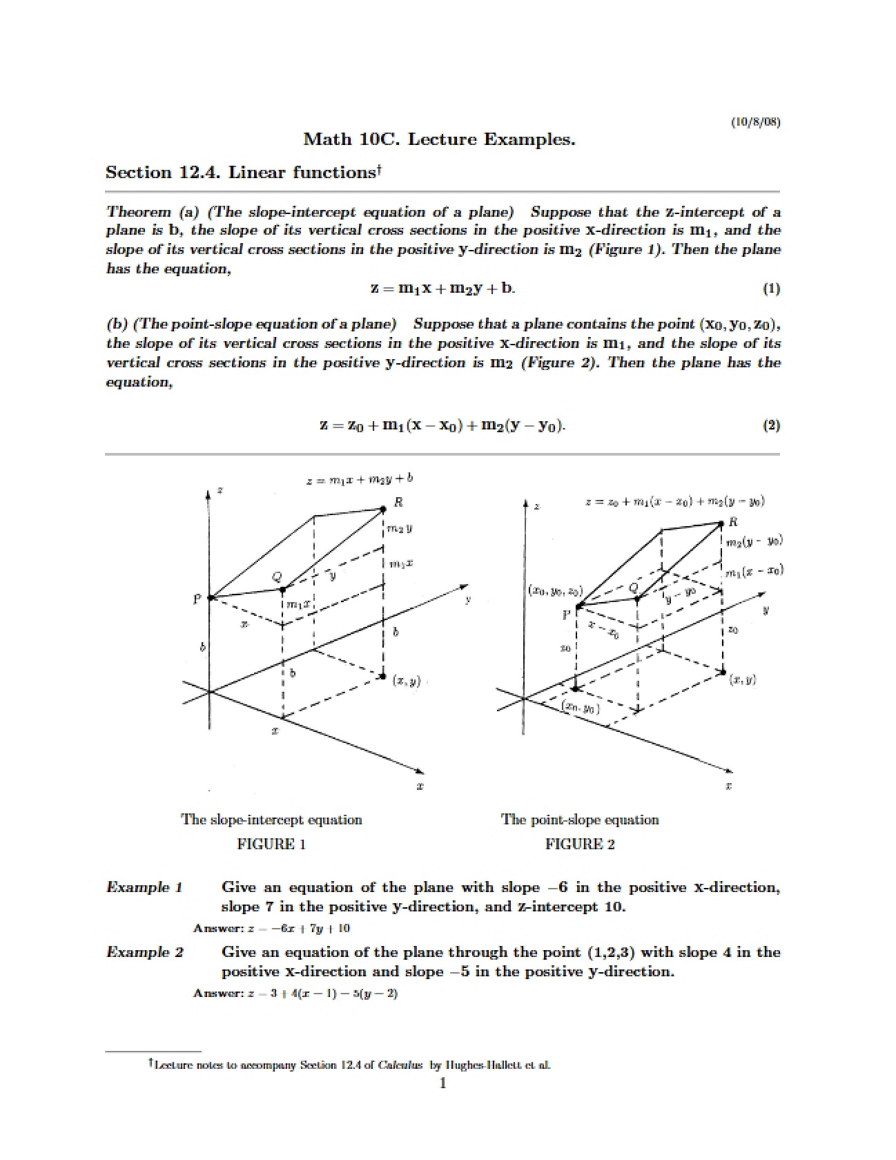 Demonstrative Problems for Calculus III