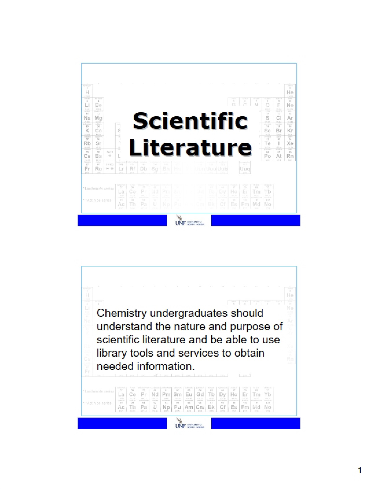 Literature in Science