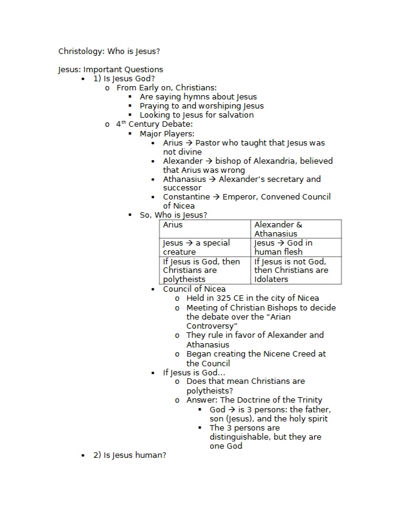 Religion Lecture Notes