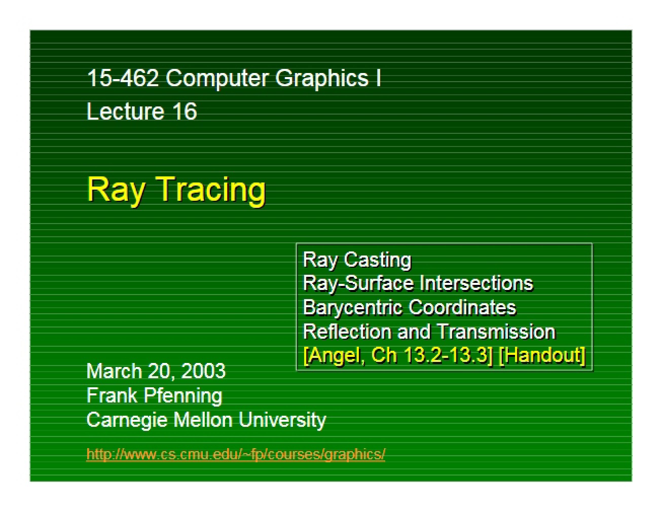 Ray Tracing - Part 3
