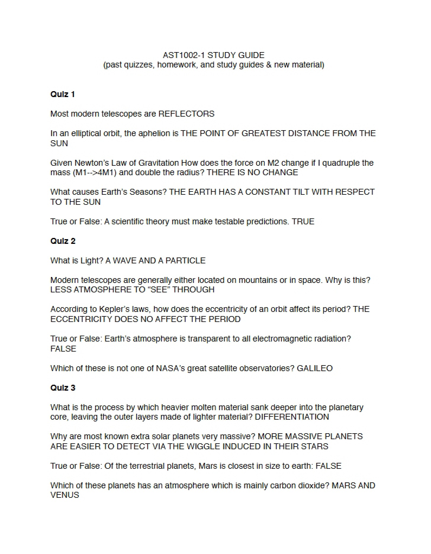 Testing Roadmap