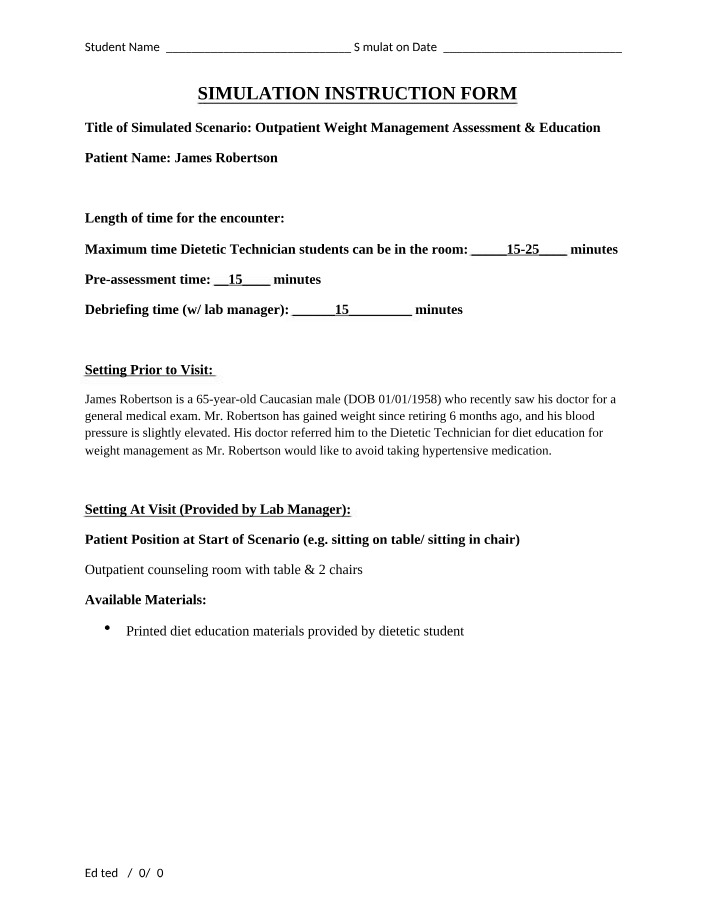 Weight Management Assignment - Ayah Dominguez