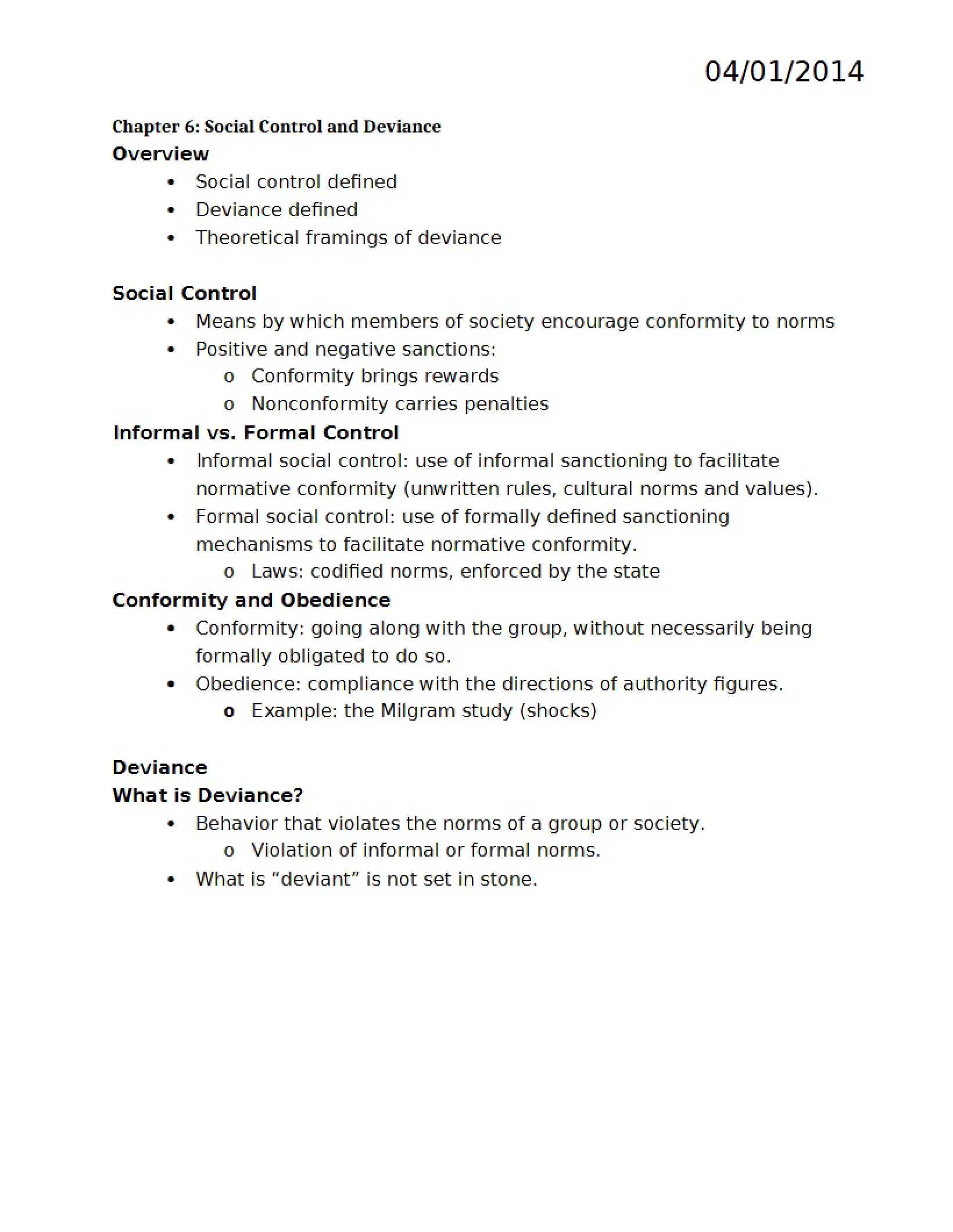 Explaining Crime and Deviance Theoretically