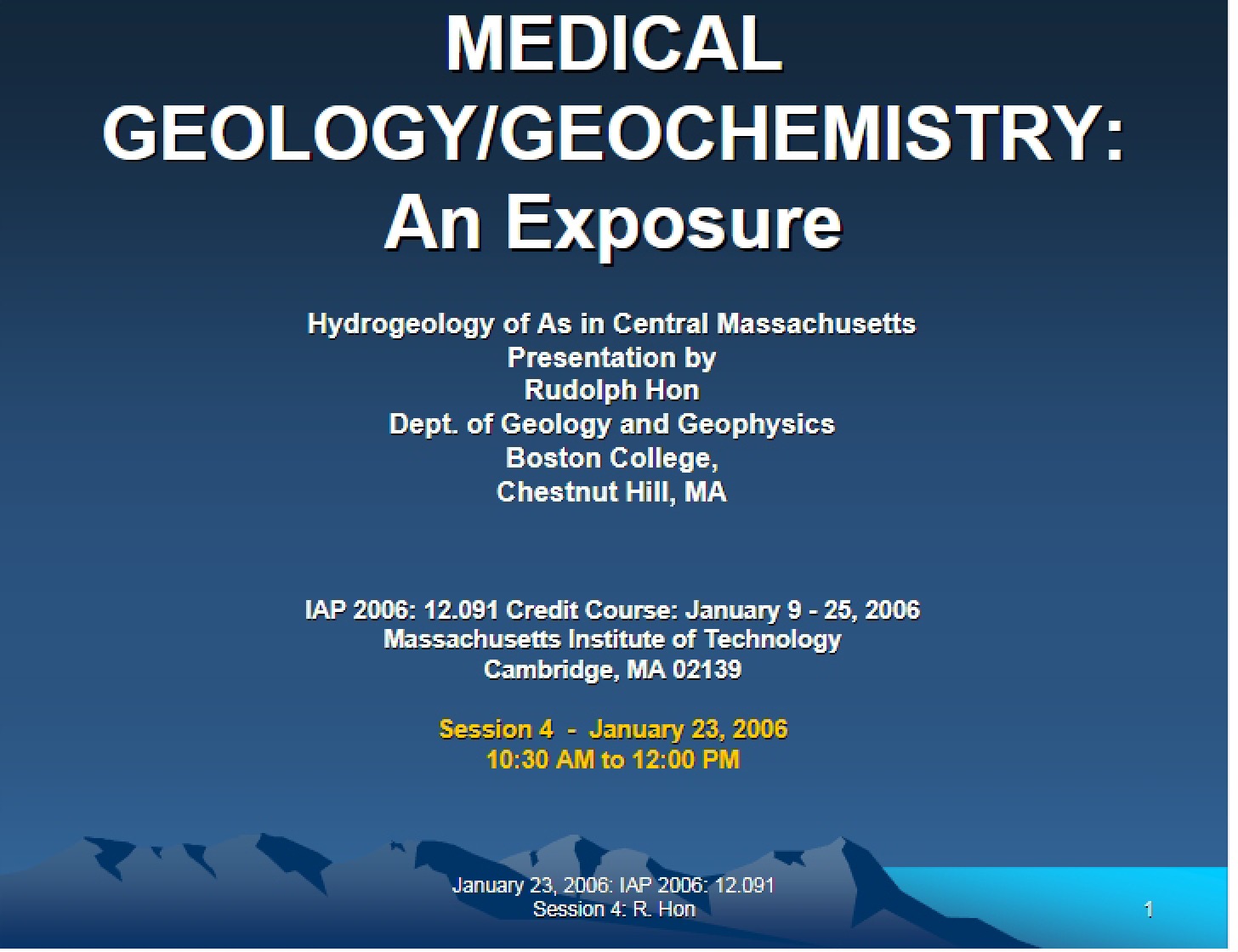 Exposure Analysis
