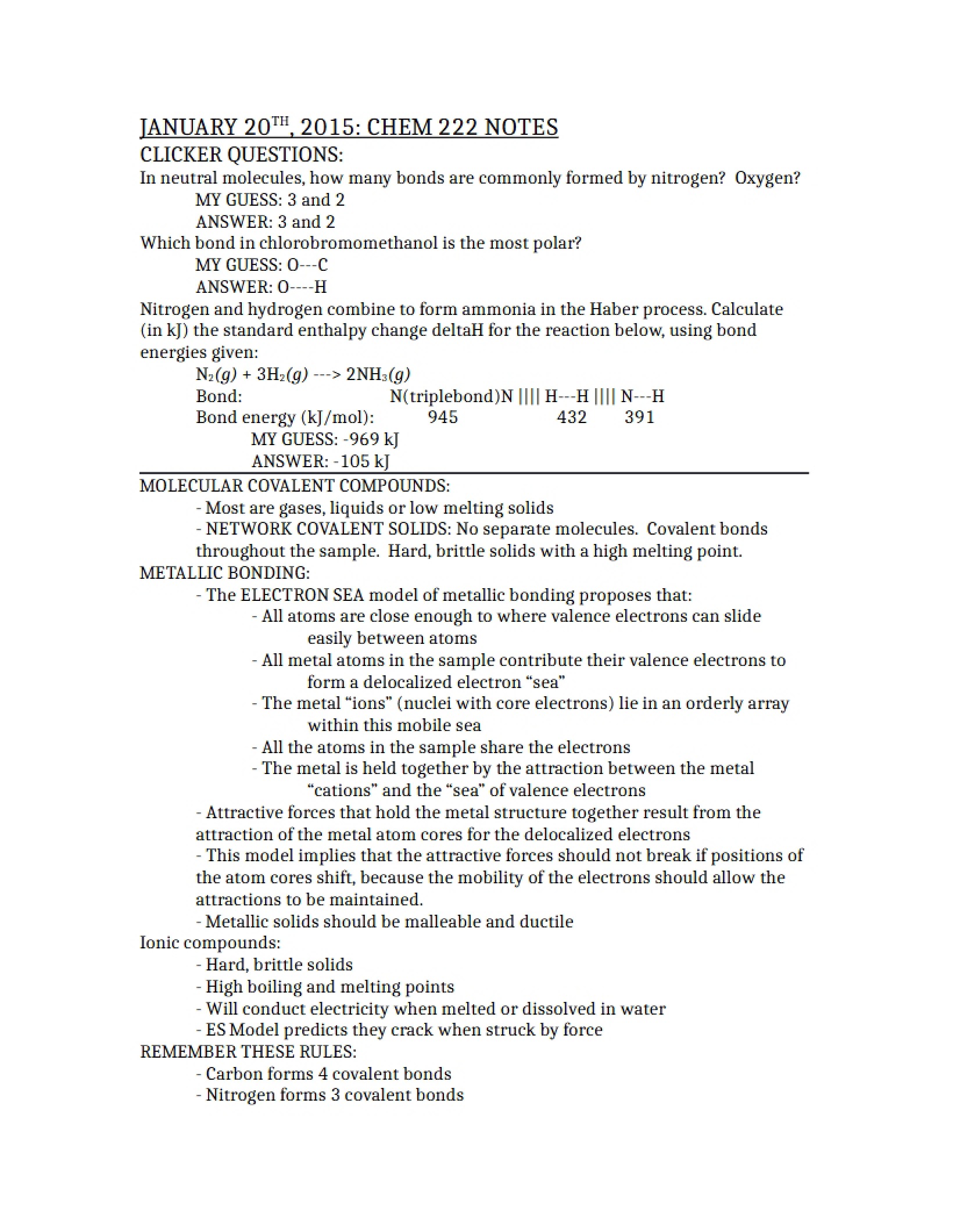 Notes from Jan 20th, 2015