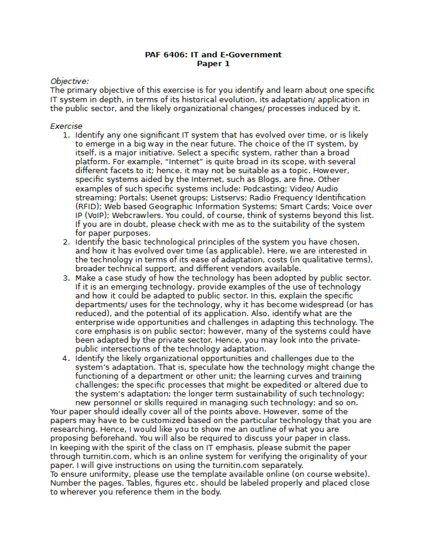 Initial Academic Paper