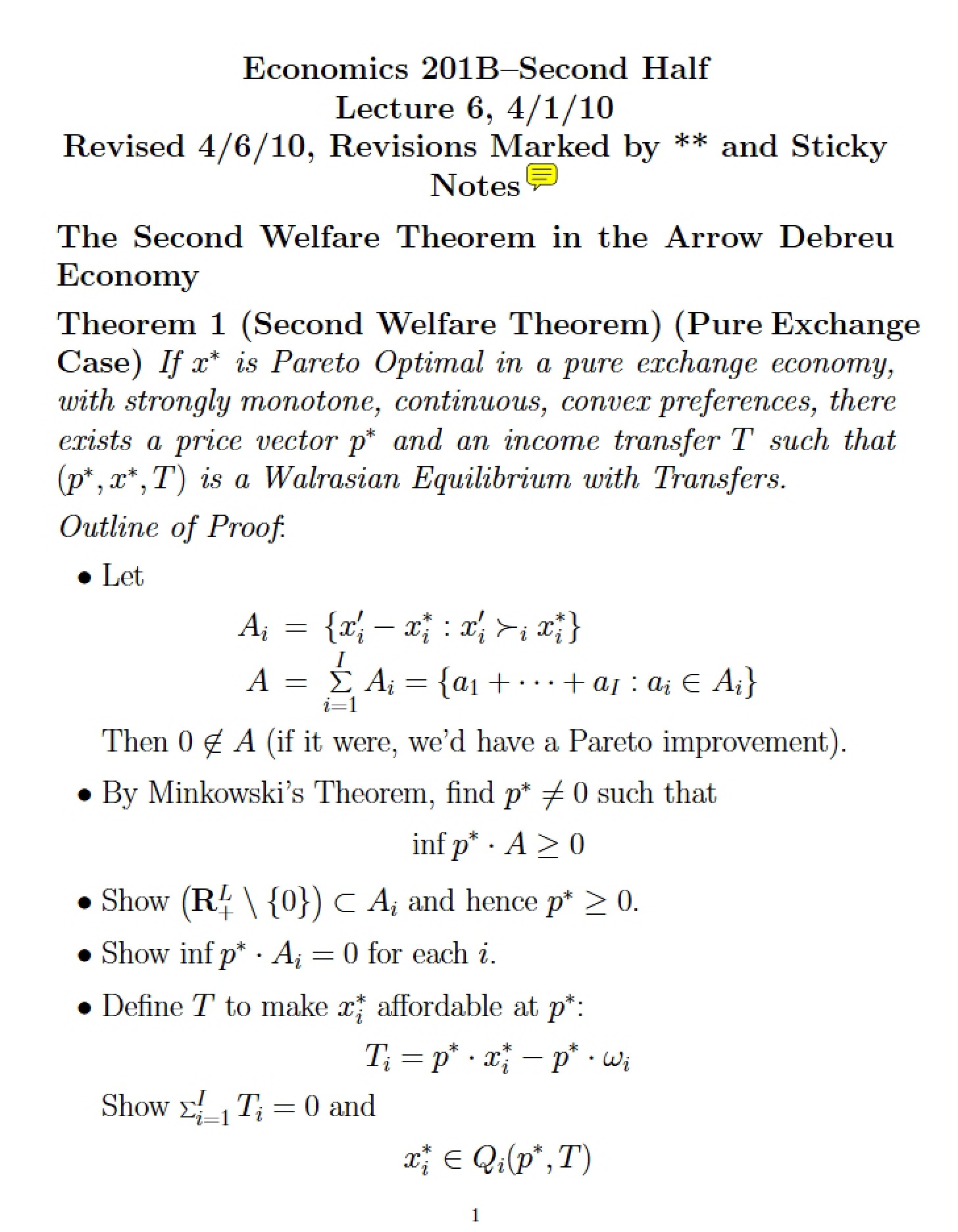 Comprehensive Lecture Notes