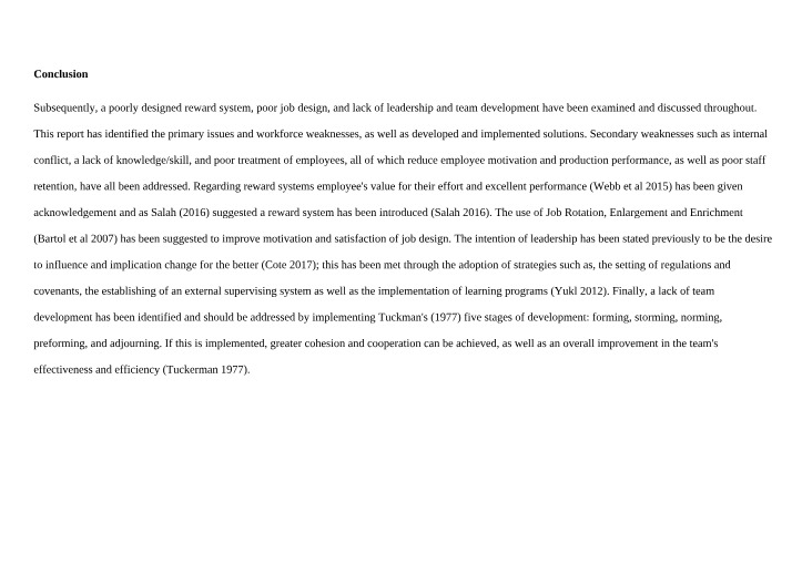 Conclusion for BUS123