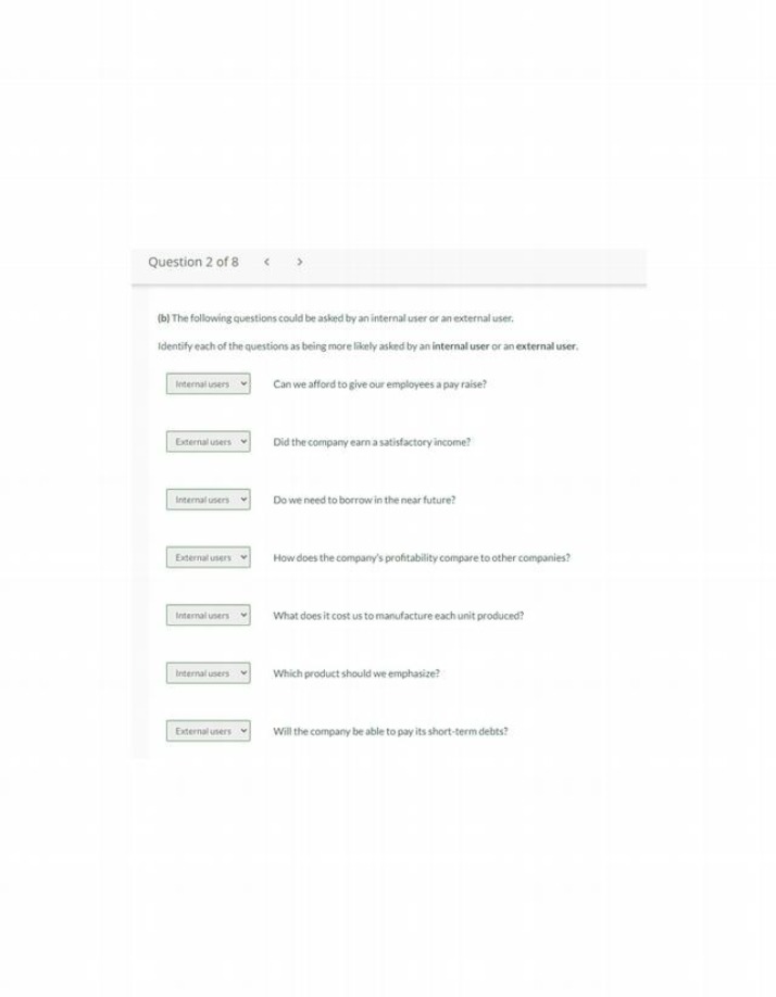 ACC111 - Internal vs External User Business Analysis