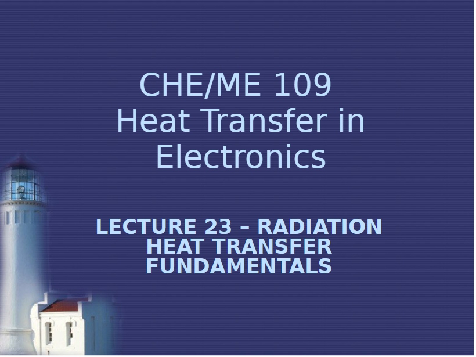 Radiation Heat Transfer Basics