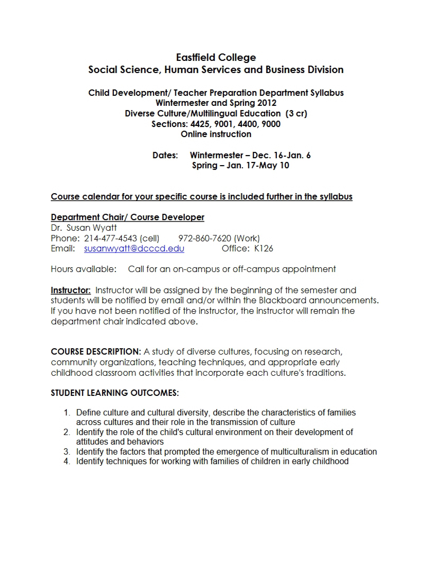 Syllabus