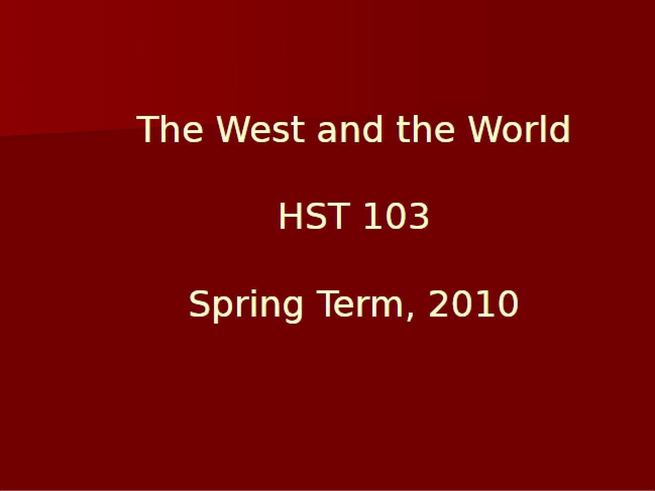 Foundational Concepts in Humanities