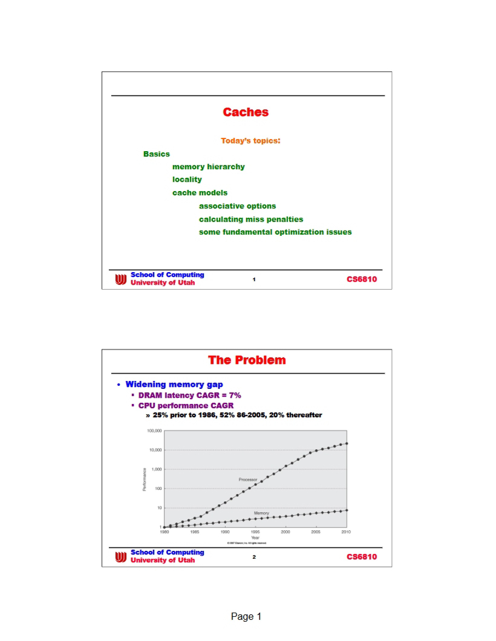 Caching Systems