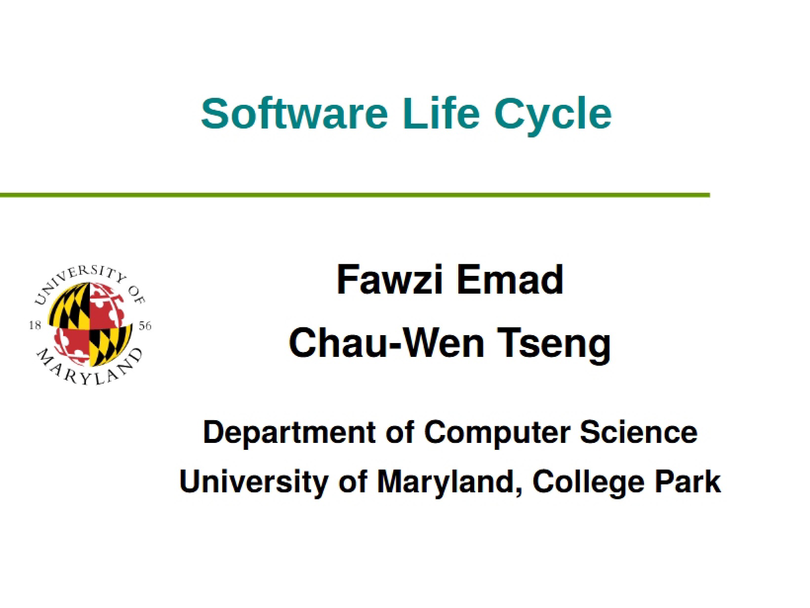 Life Cycle in Software Engineering