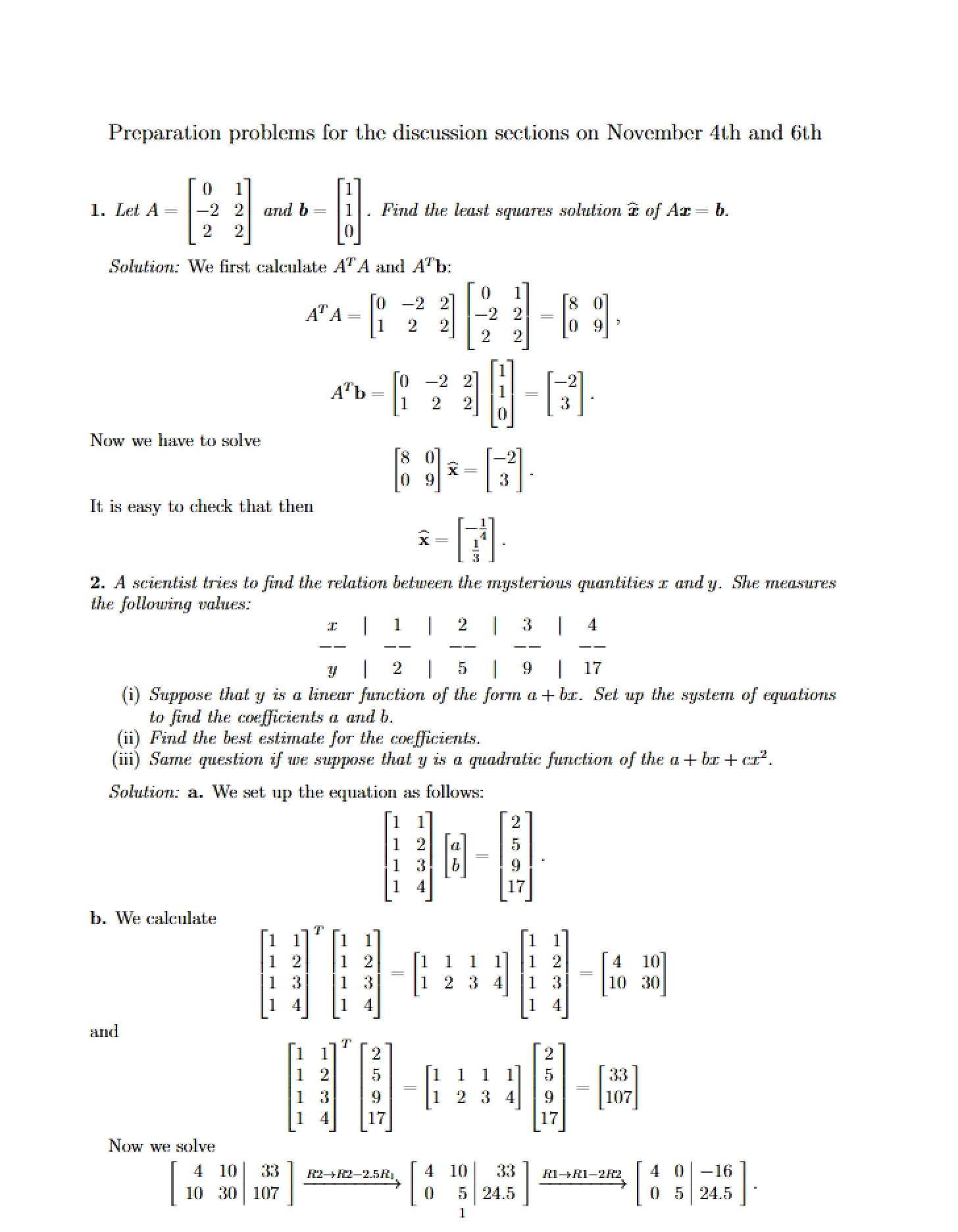 Soln Math 415 DS 10
