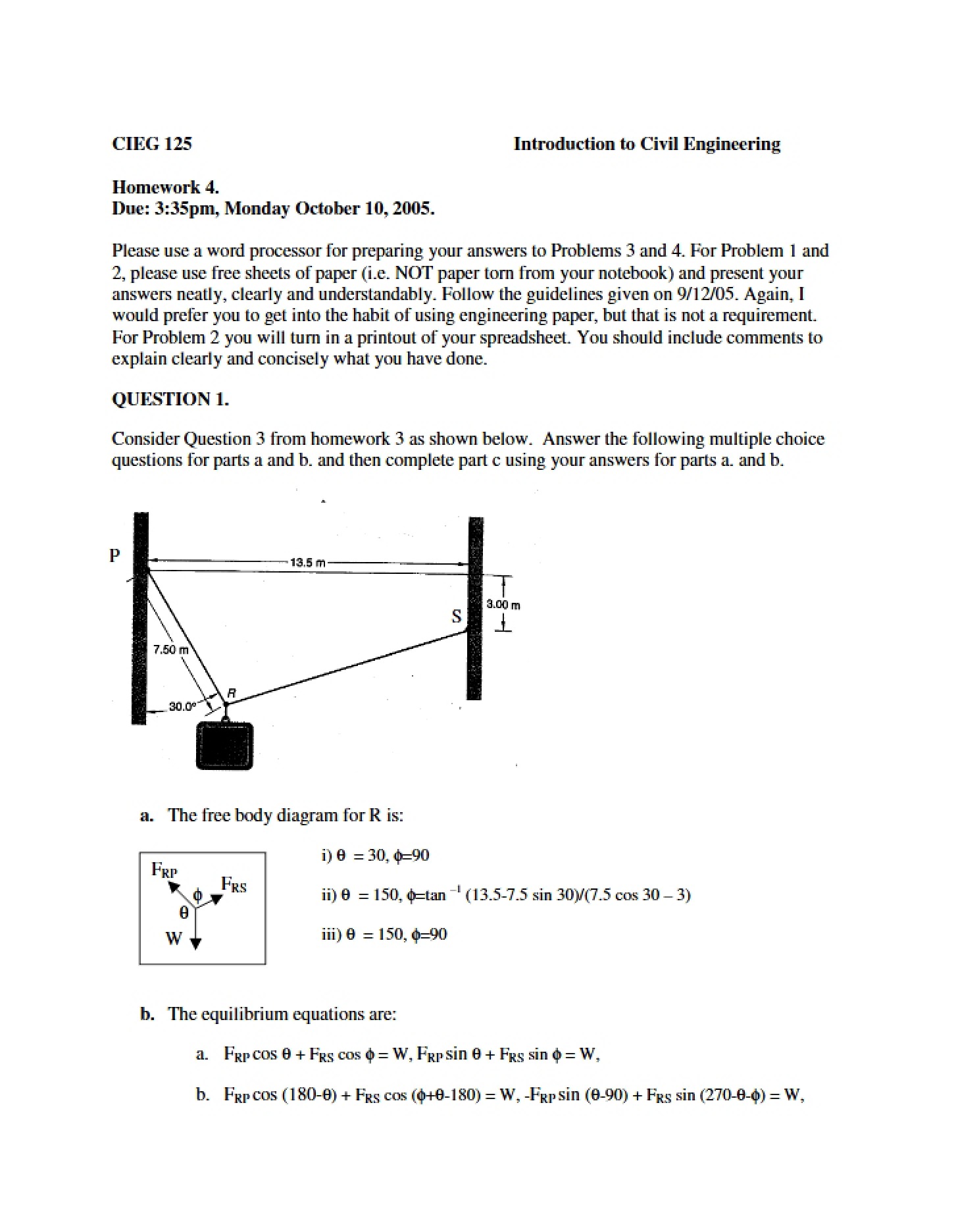 Fourth Homework