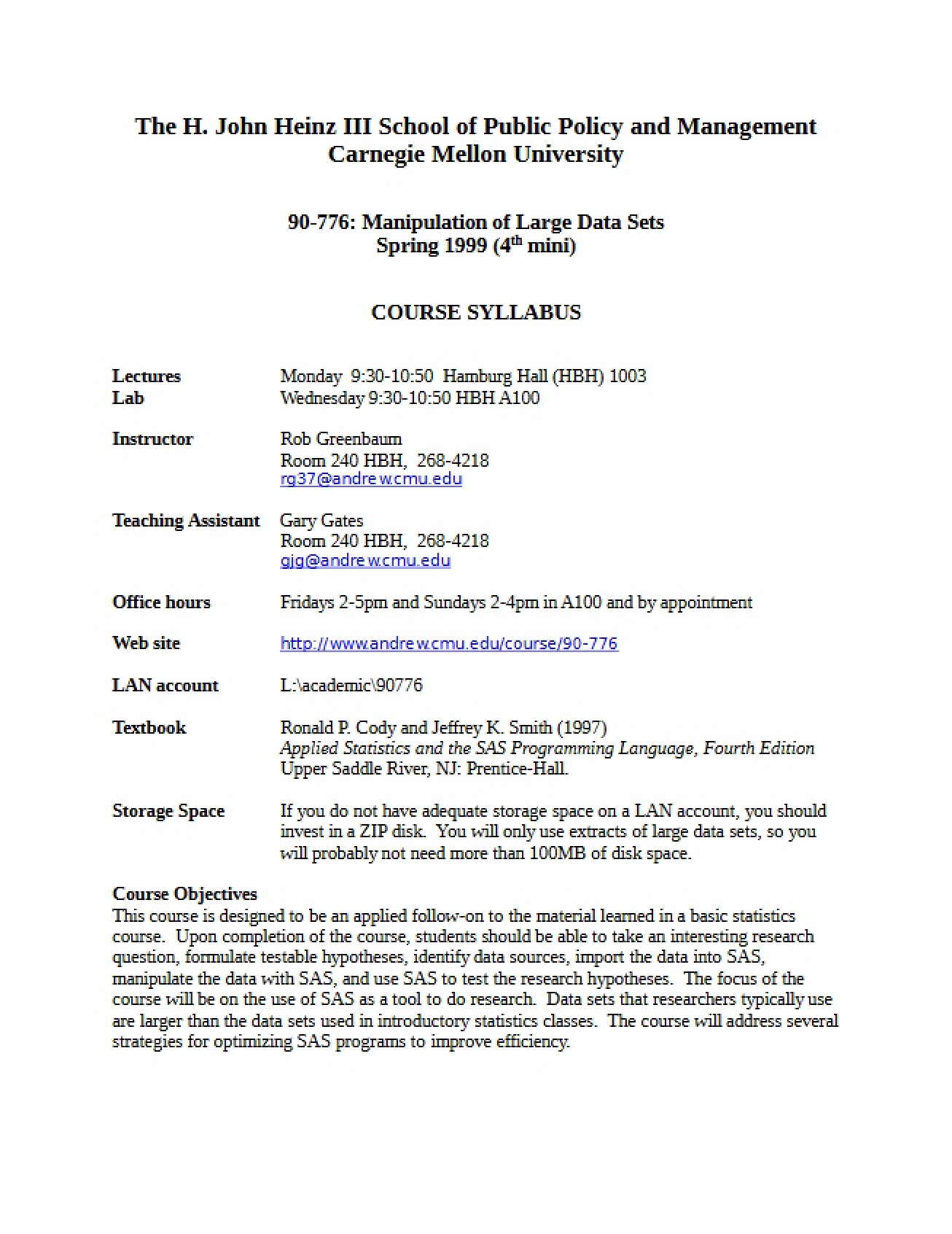 Global Financial System Syllabus