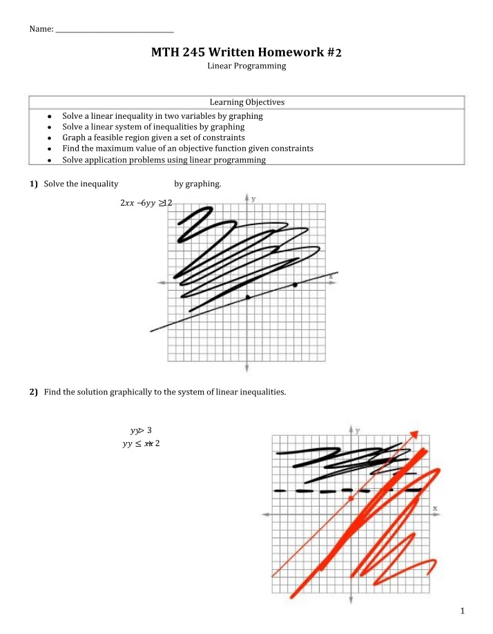 Written Homework 2 for MTH 245