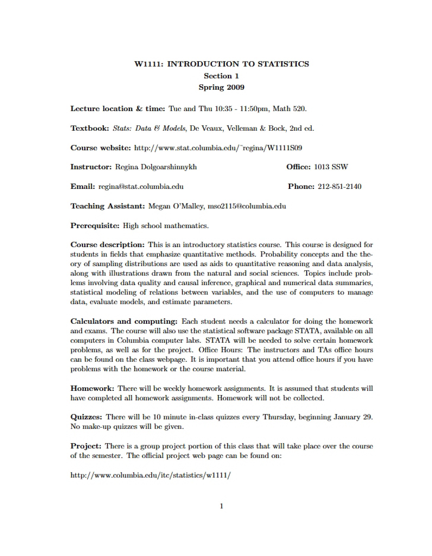 Statistics Introduction