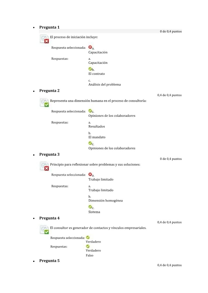 Consultancy Process - Key Elements