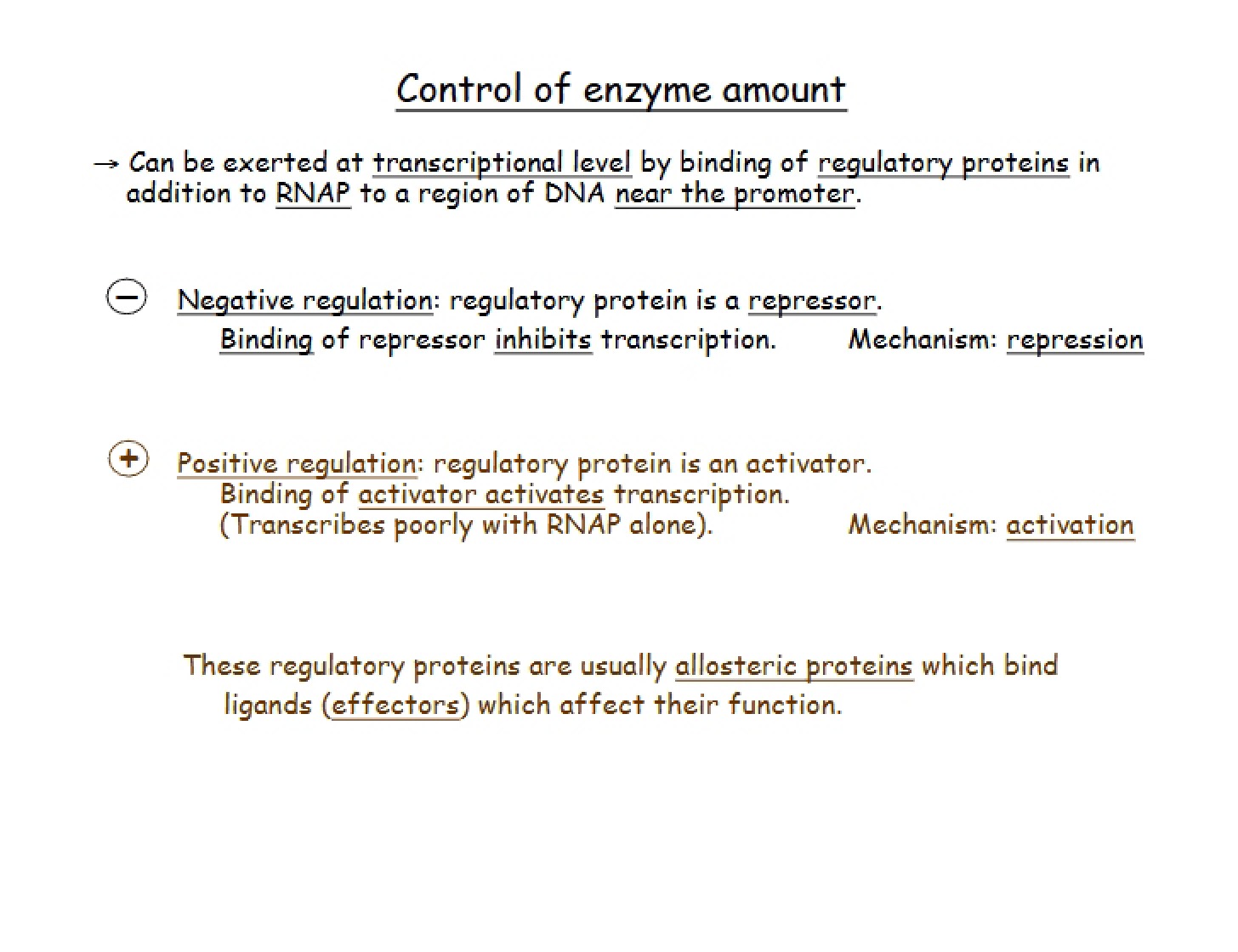 Enzyme Amount Control