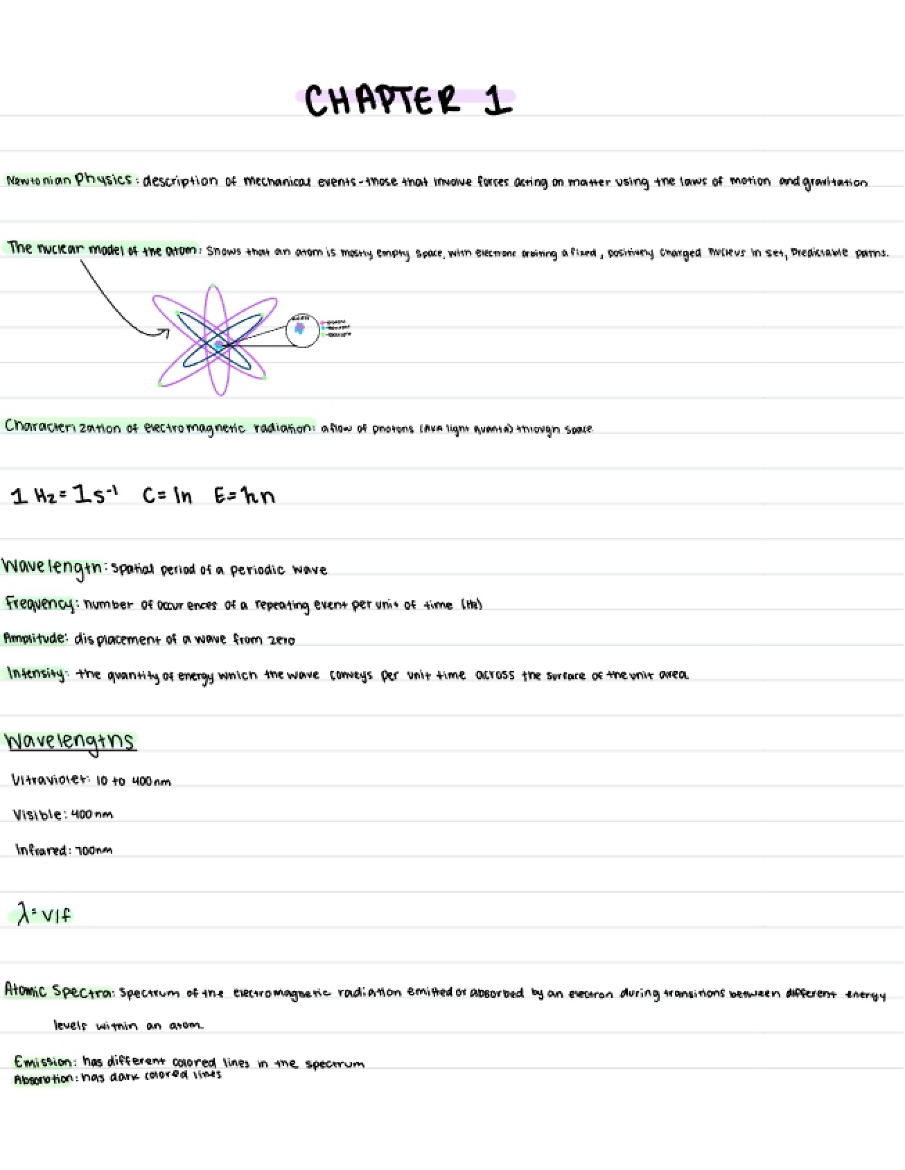 Lecture Notes for the First Chapter of Fundamentals of Chemistry Lab I