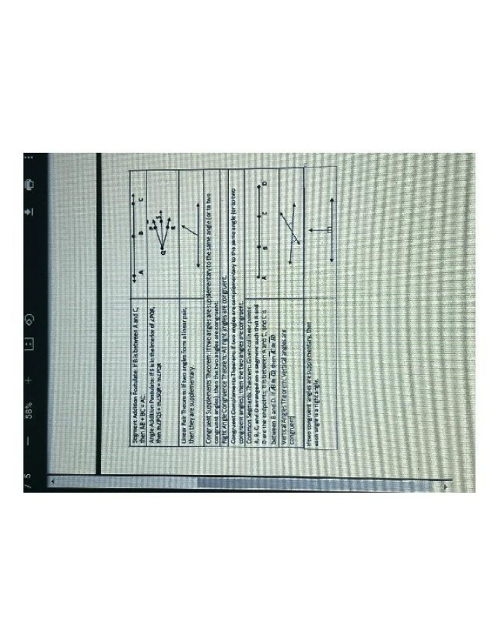 Notes on Geometry Postulates and Theorems