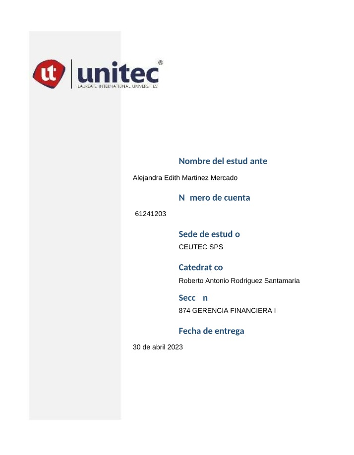 Elaboracion del Balance General 2020 al 31 de diciembre
