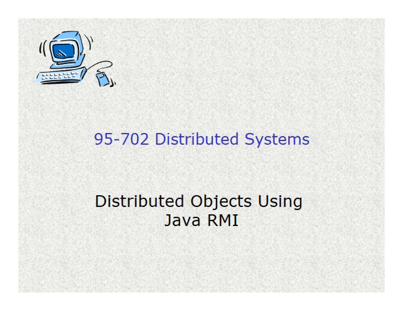 Distributed Systems Overview