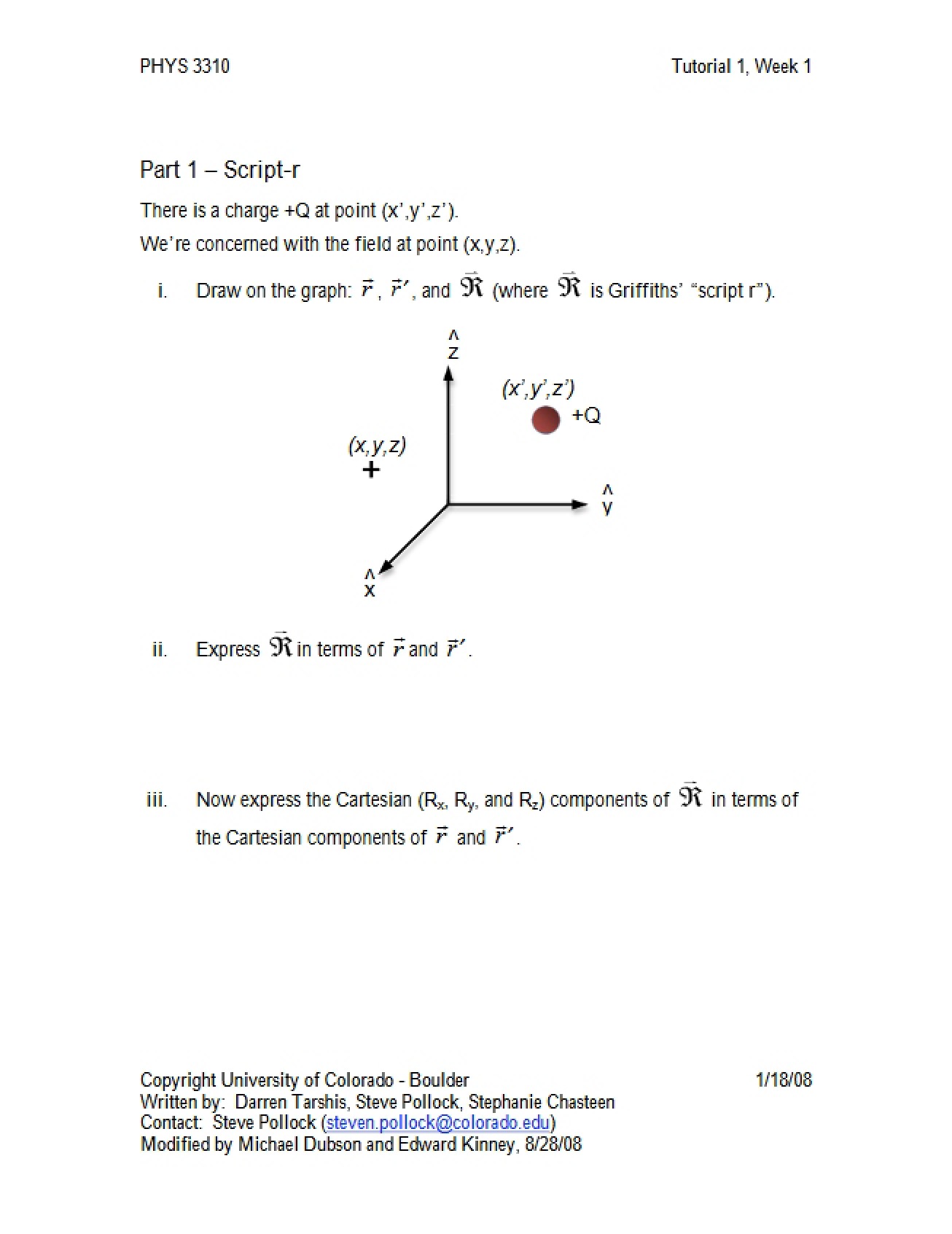 Tutorial (Topic 2)