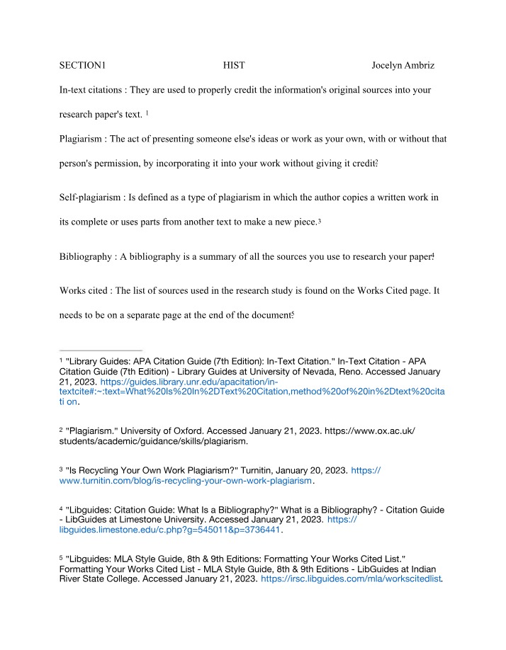 Academic Integrity and Plagiarism