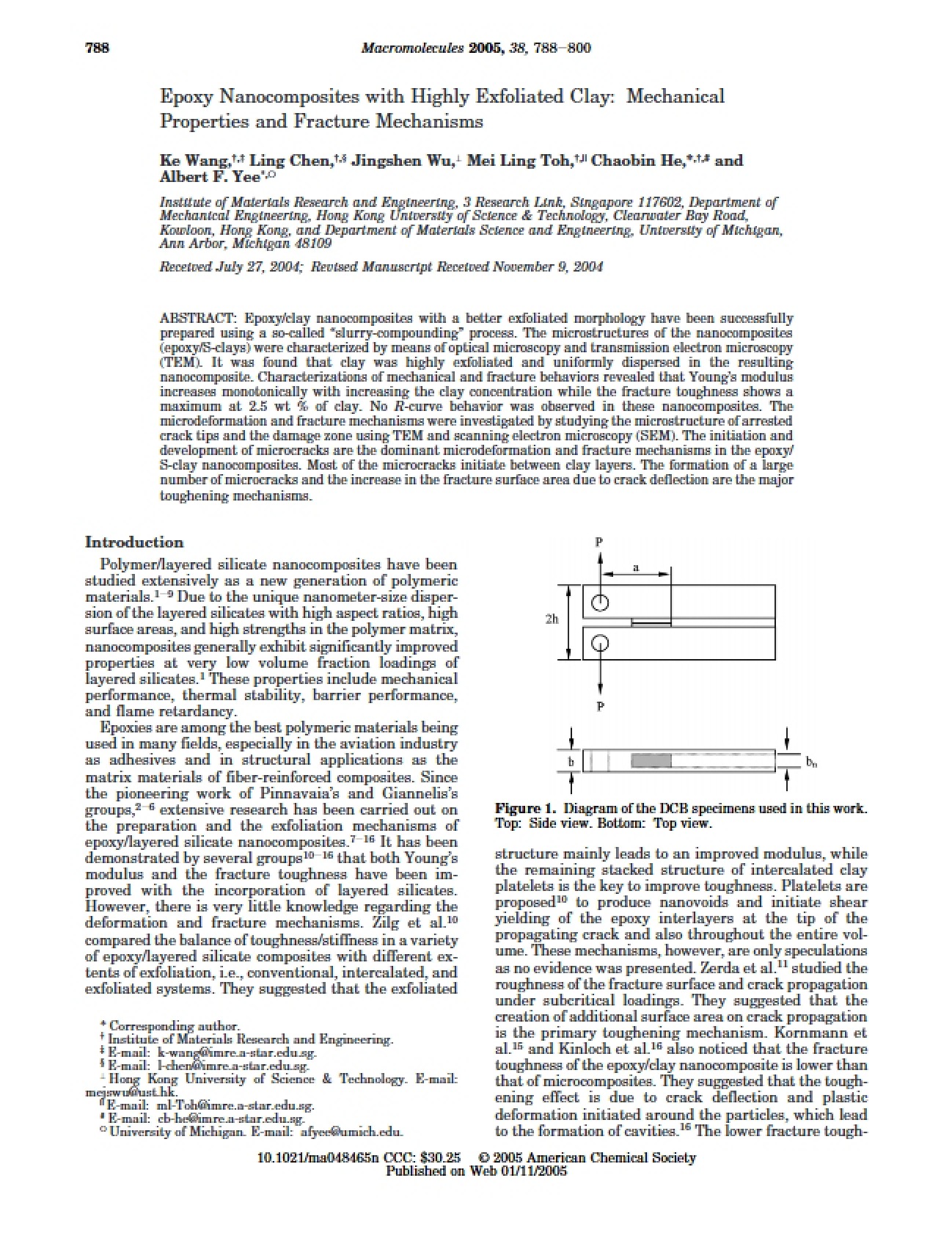 Nanocomposites: Epoxy