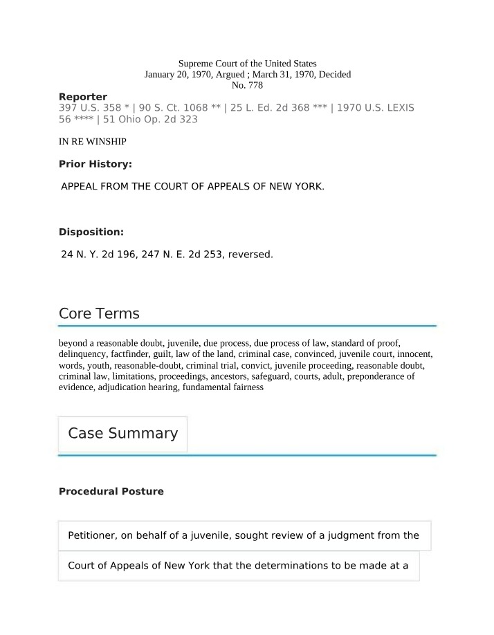Constitutional Safeguards for Juvenile Delinquency Proceedings