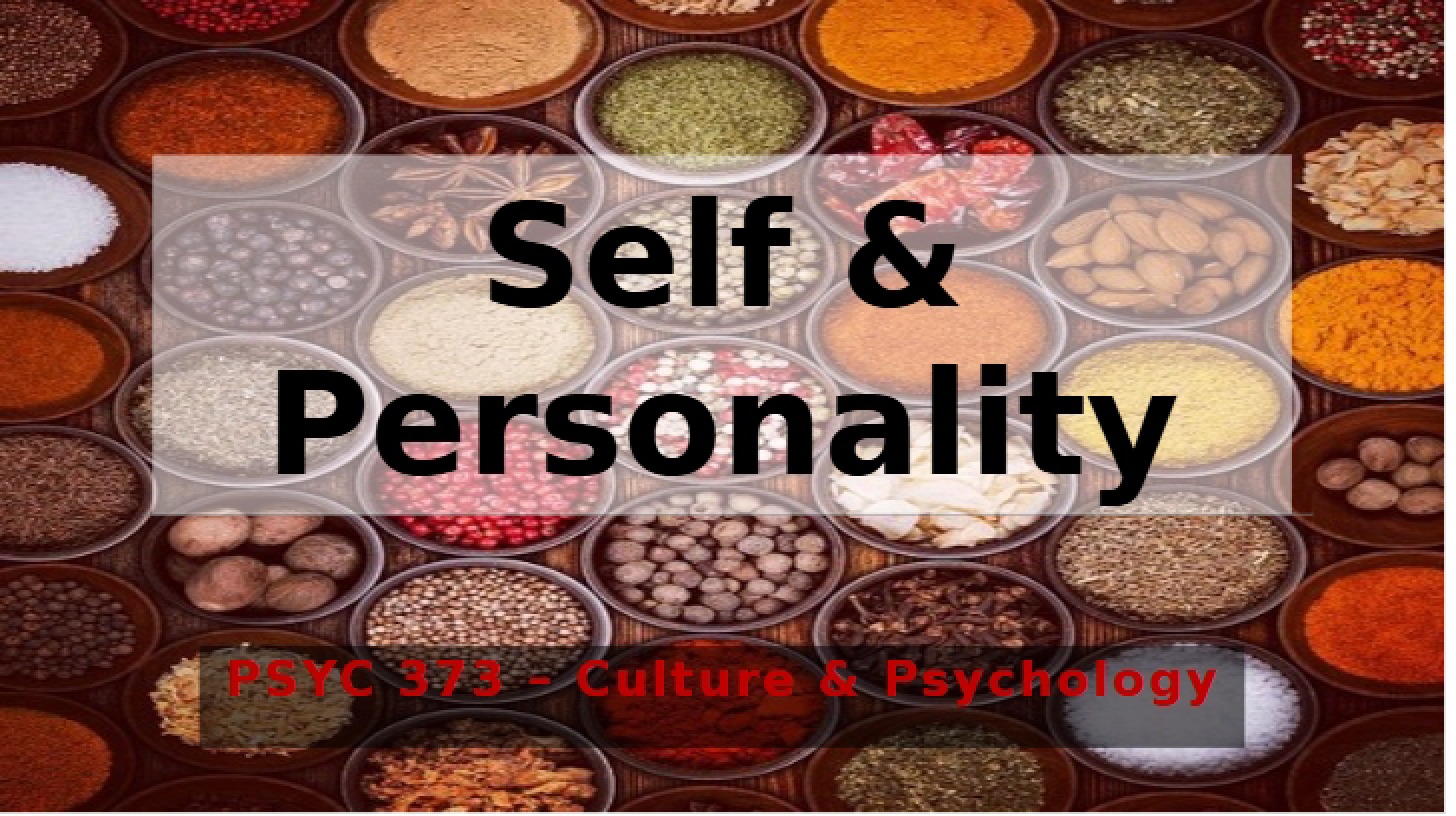 Personality and Self (Lecture 10)