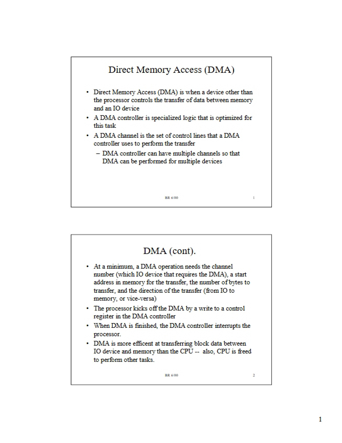 DMA (Direct Memory Access)