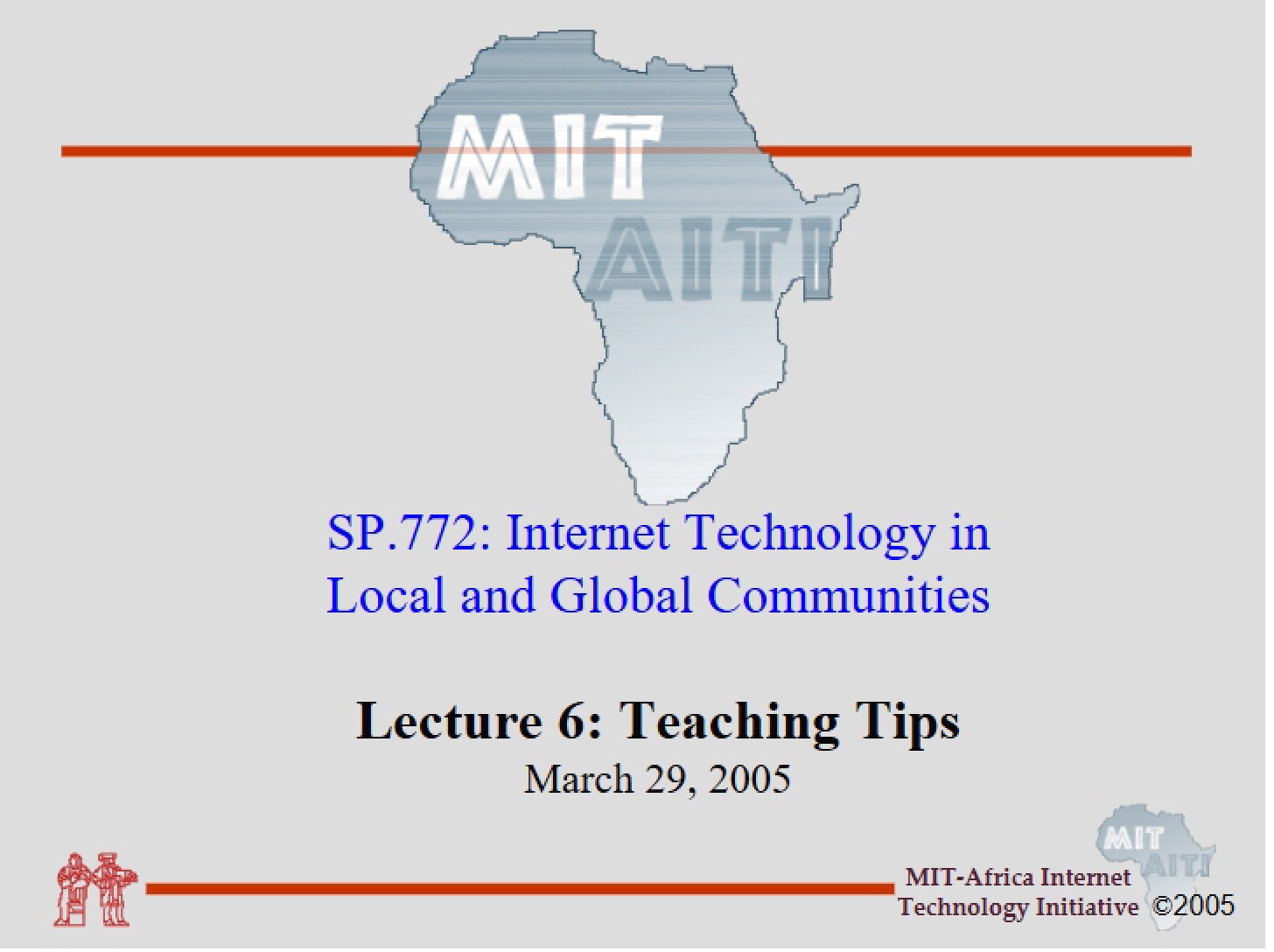 Tips for Teaching