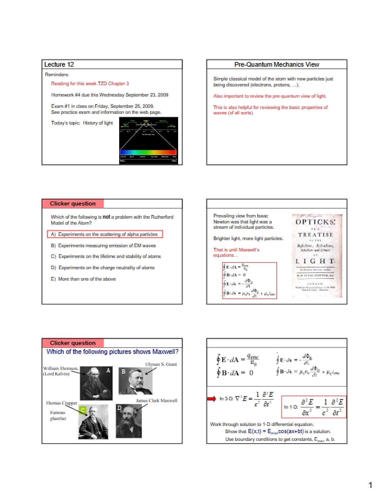 Lecture Notes - 3 Pages