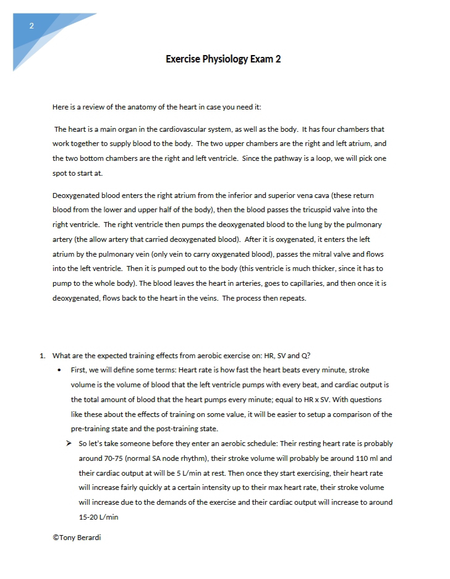 Examination #2