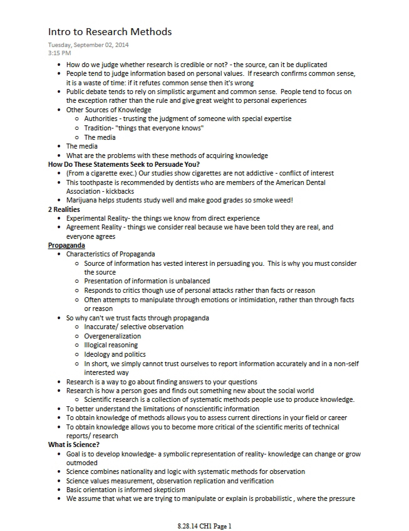 Introduction to Criminological Research Methods