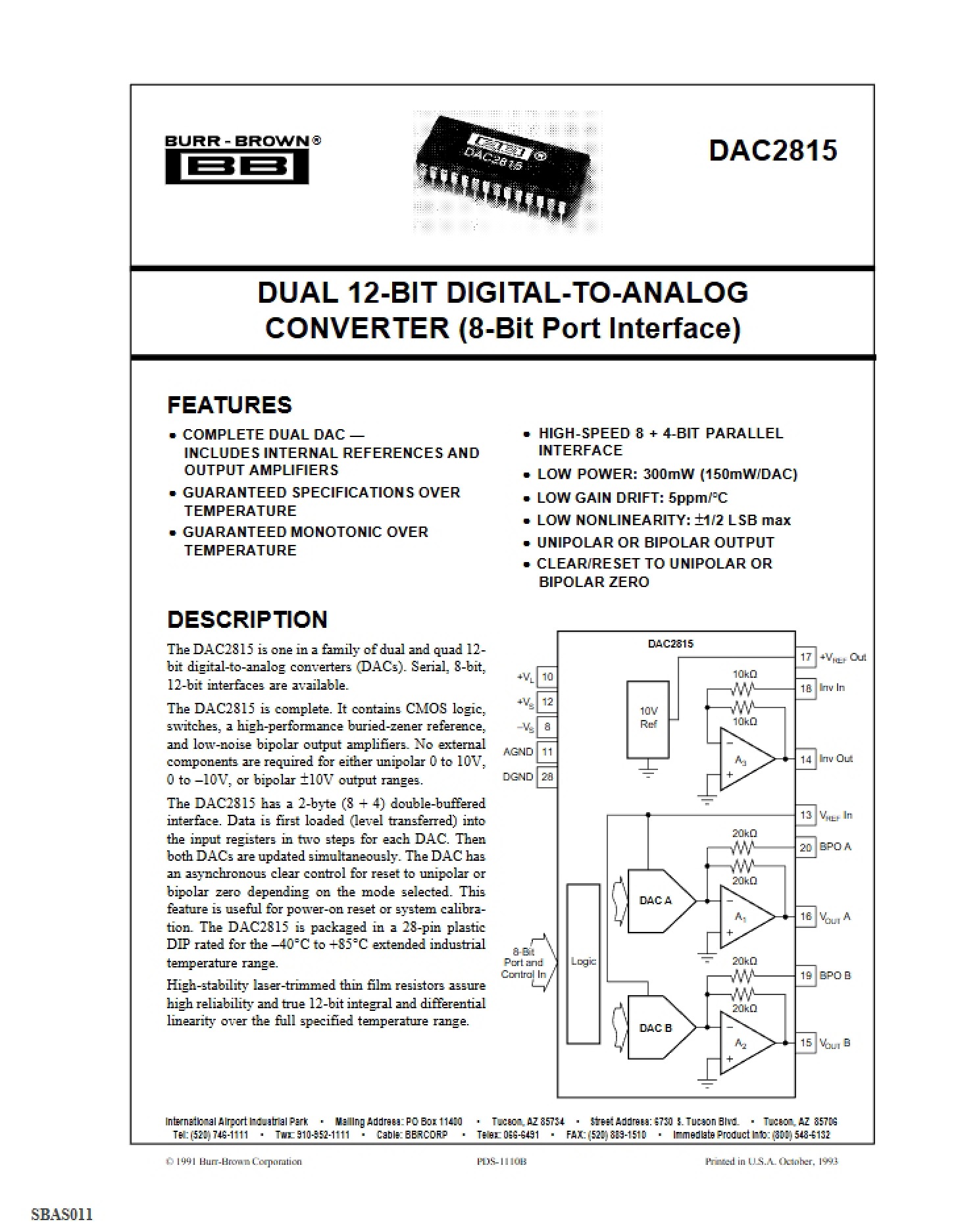 Two-Channel 12-Bit DAC